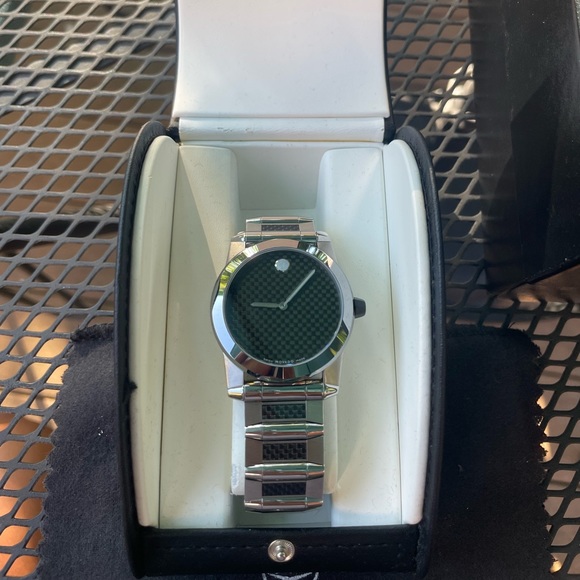 Movado Stainless Steel Watch 0605932